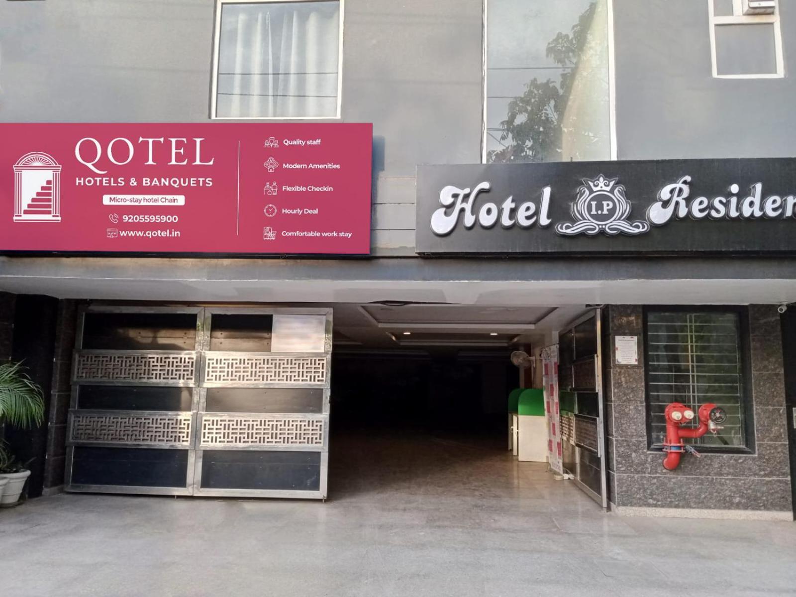Qotel Hotel Ip Residency East Delhi Preet Vihar Yeni Delhi Dış mekan fotoğraf